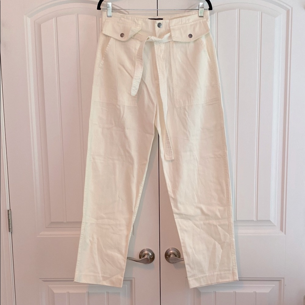 Banana Republic NWT Women's‎ White Trousers Pants Size 10